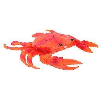Simulated Marine Animal Toy Crab Model for Squeezing Toy Aquarium Decoration