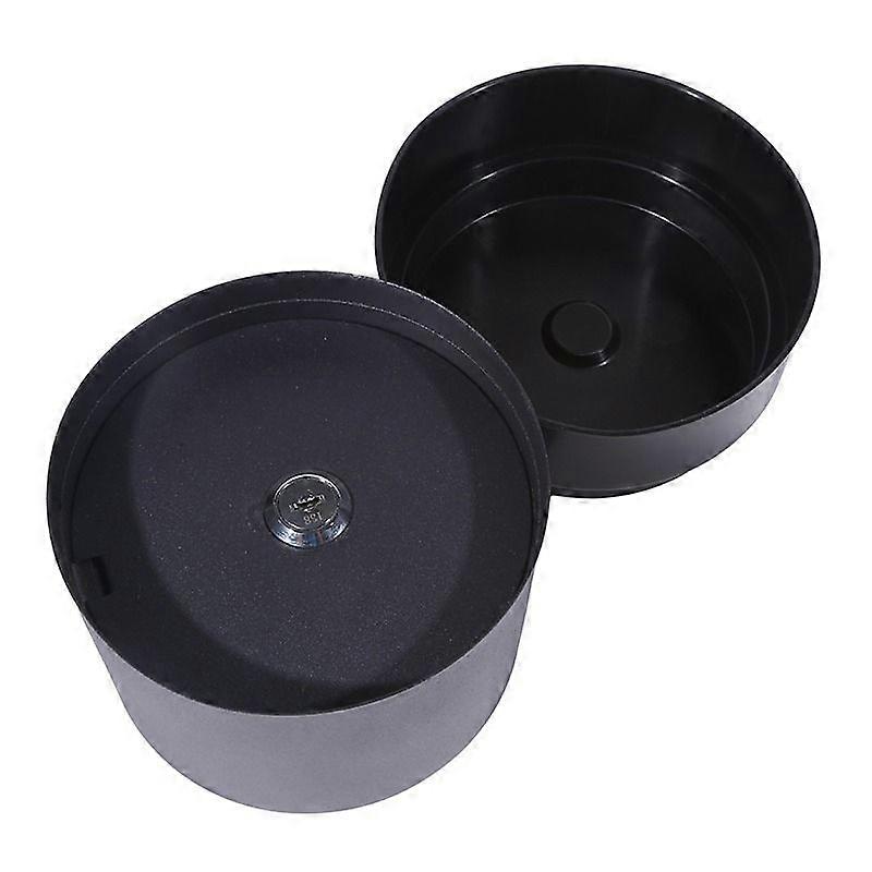 (black) Camouflaged pot-shaped safe, small safe with key