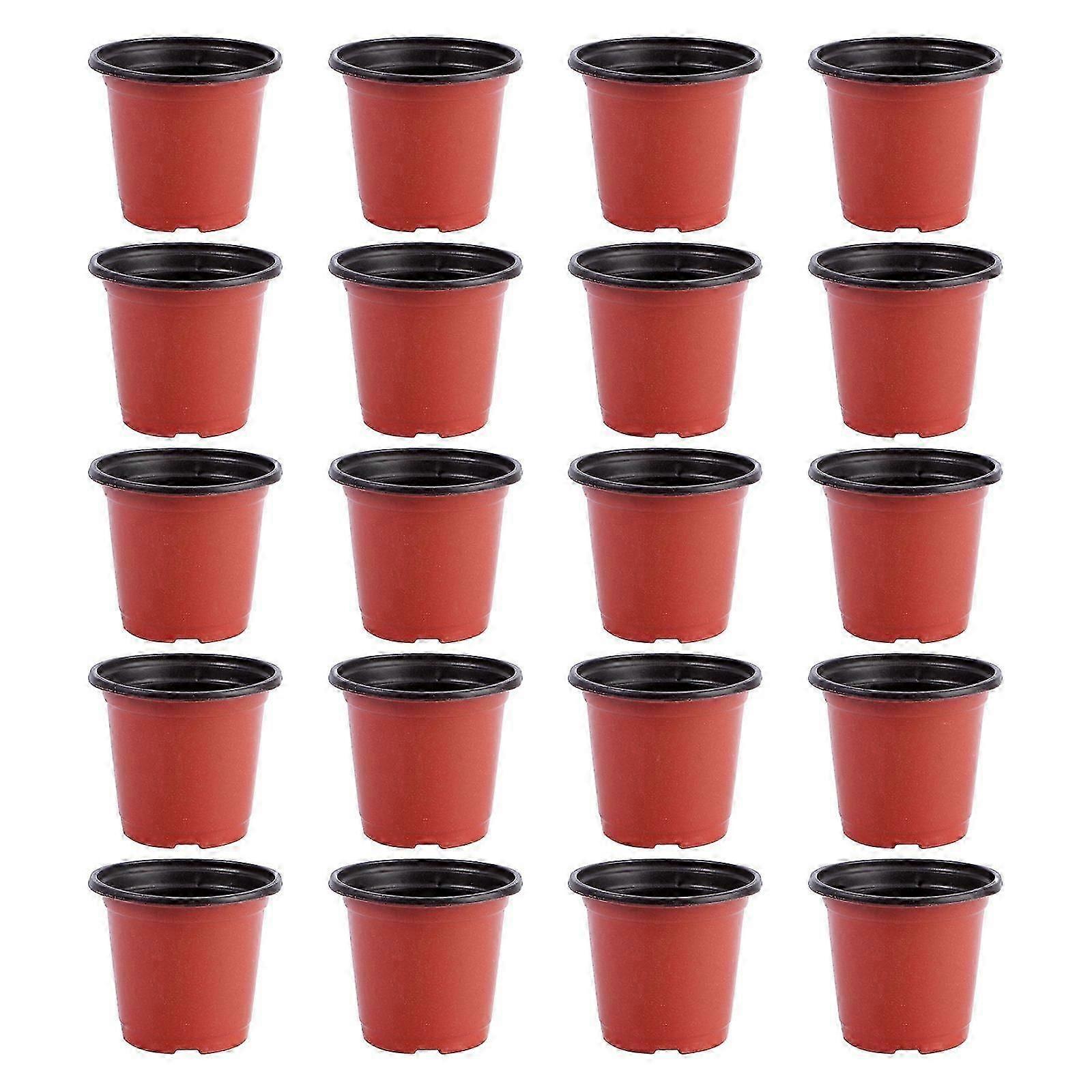 Plant Container Doitool Plastic Starter Pots for Seedlings 20Pcs