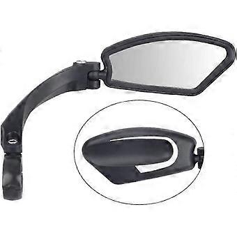Espelho retrovisor para bicicleta compatível com MTB, bicicletas elétricas e motocicletas, ajustável em 360° para maior segurança.