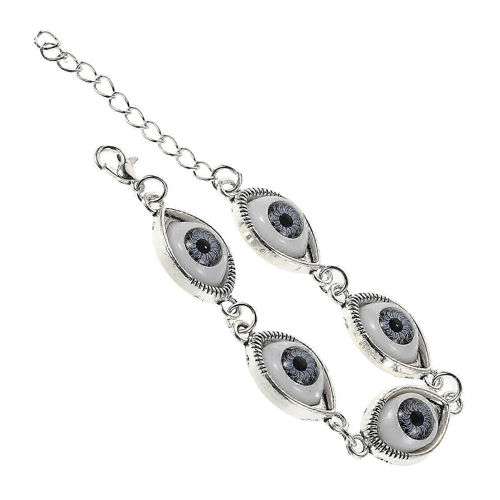 Unique Evil Eye Bracelet Chain Bracelet for Women Adjustable
