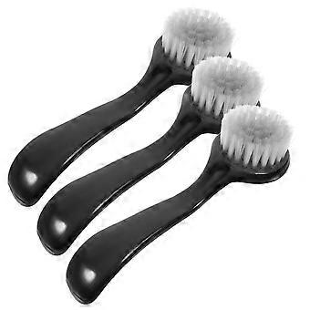 3pcs Facial Cleansing Brush Face Washing Cleaner Face Wash Brush Travel Accessory