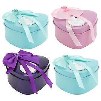 Soap Rose Gift Box for Gift with Mixed Color Iron Box 4Pcs Set