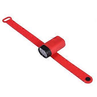 USB Rechargeable Wrist Band Torch Wrist and Ankle Light Flashlight Bike Helmet Light Torch Portable compatible with Night Cycling Running