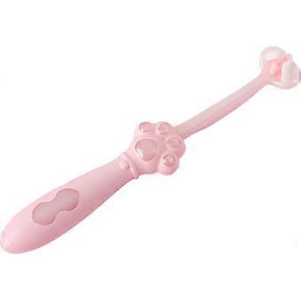 Pet Toothbrush - Efficient Dental Care Non-Slip Grip Gentle Bristles