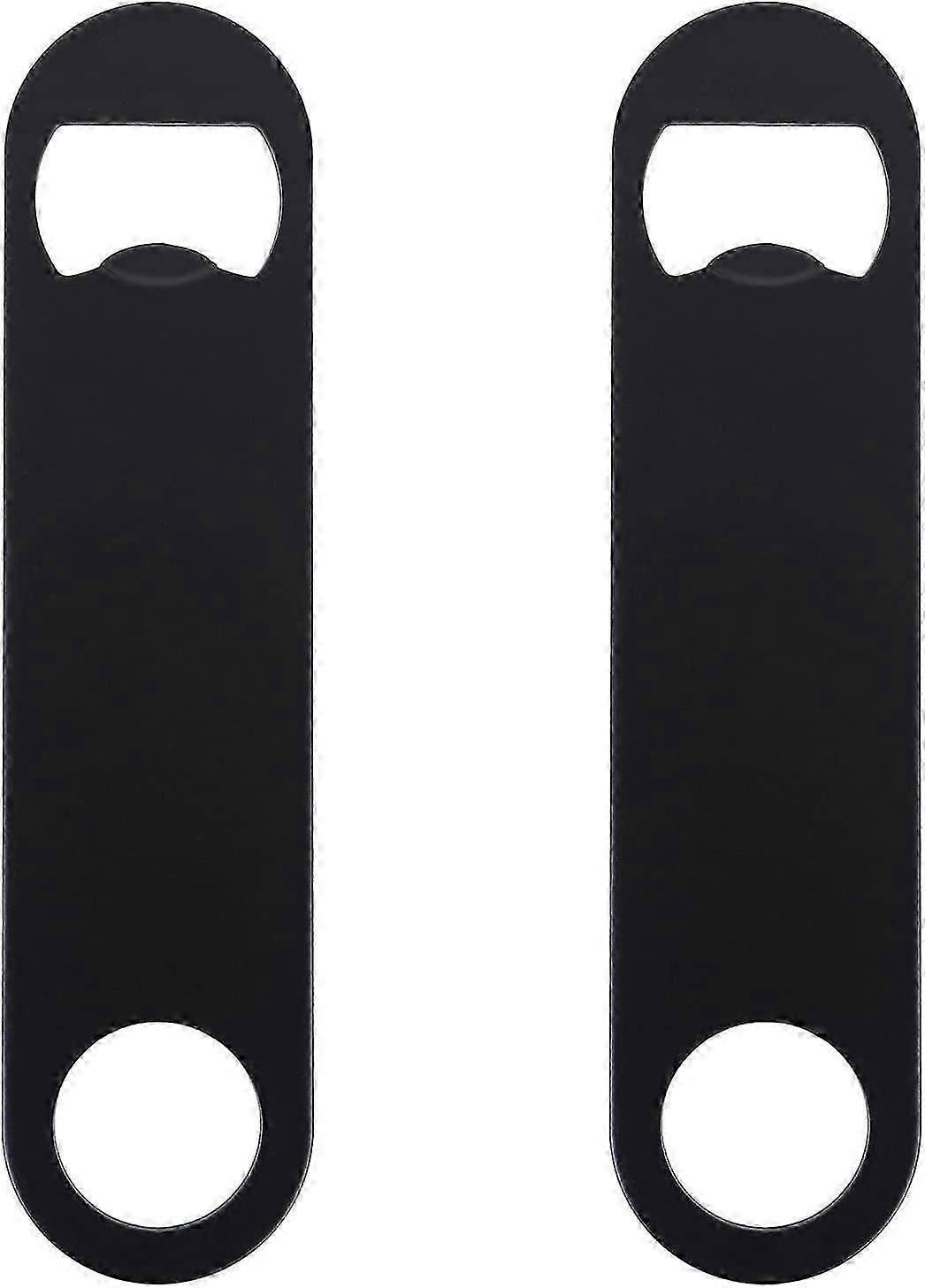 2 pcs flat corkscrew stainless steel beer corkscrew straight plate corkscrew