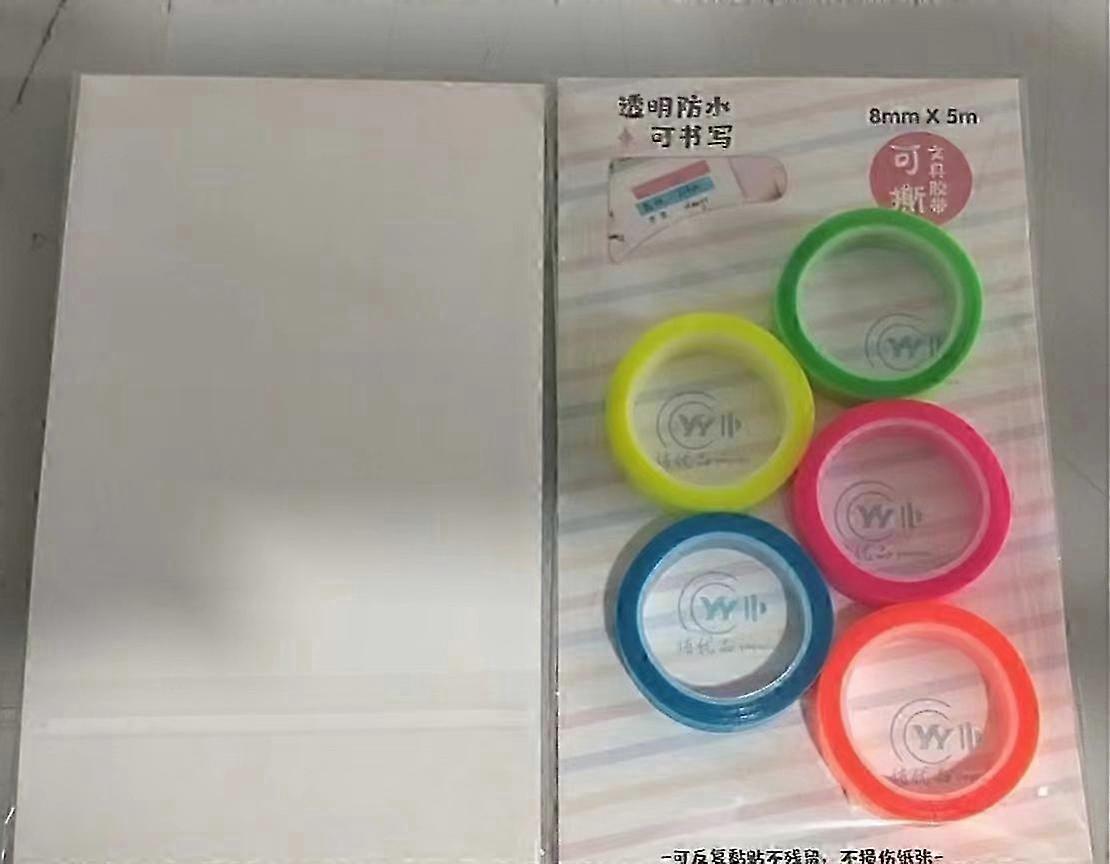 Packs Index Tabs Transparent PET