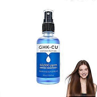 GHK-Cu Copper Peptide Hair & Scalp Serum, Niacinamide & Panthenol Infused Scalp Nourishing Spray for Improving Dry Scalp & Supporting Healthy Hair Con