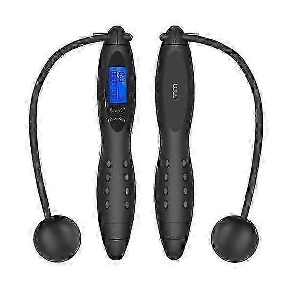 Wireless Jump Rope with Counter Black