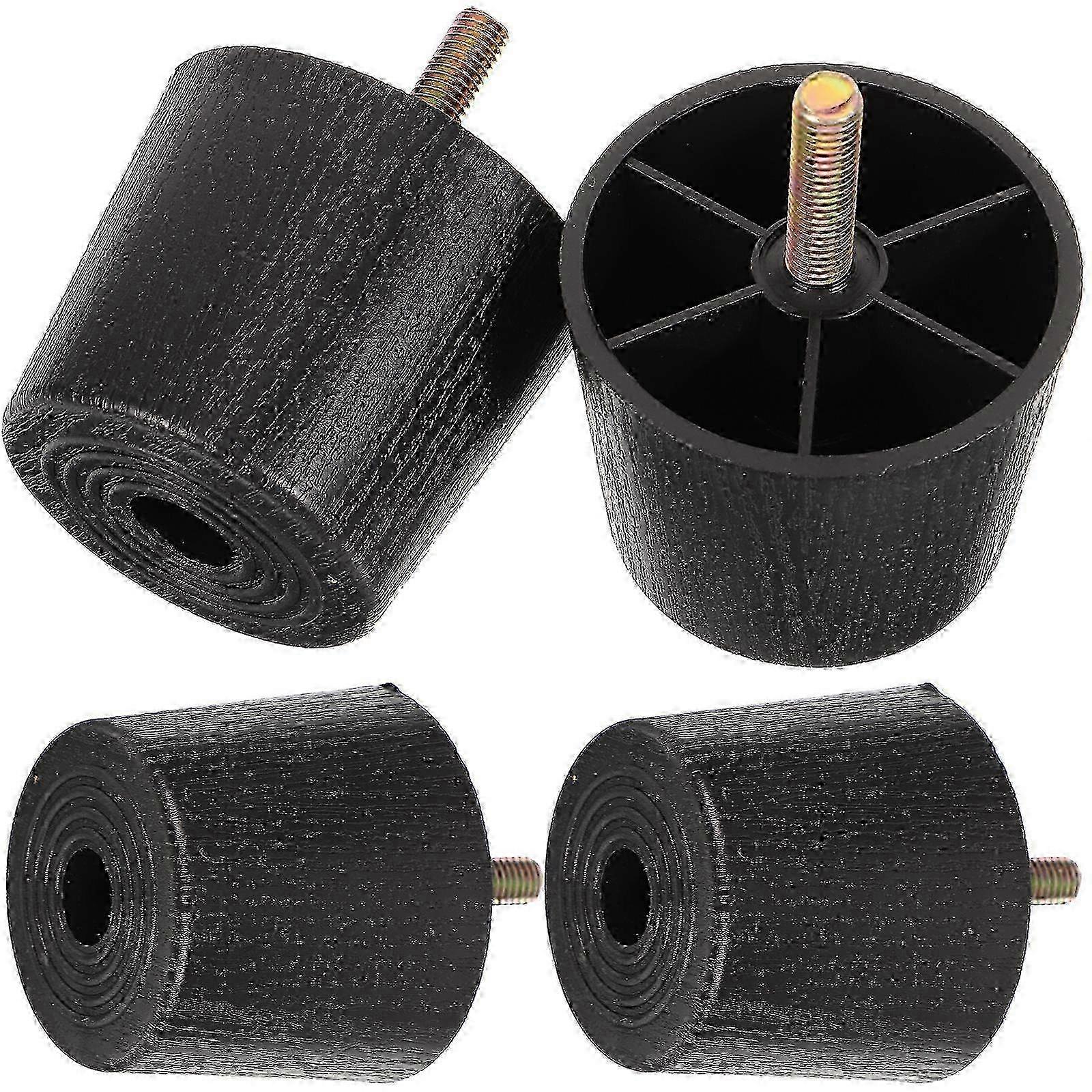 Furniture Sofa Risers compatible with Sofas 4Pcs 8x8cm Height Adjustment Risers Black