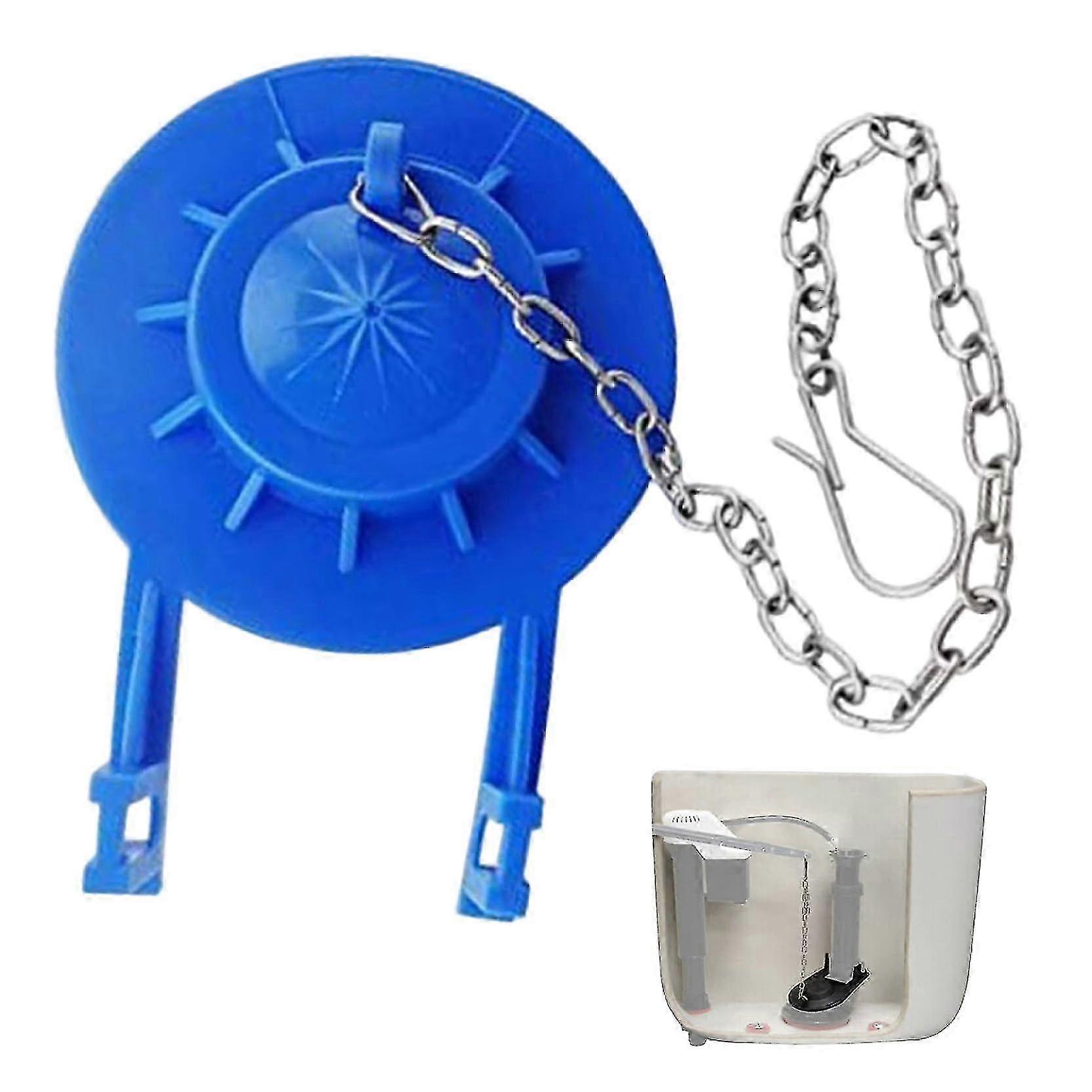Stainless Chain PVC Toilet Flapper 2 Pack