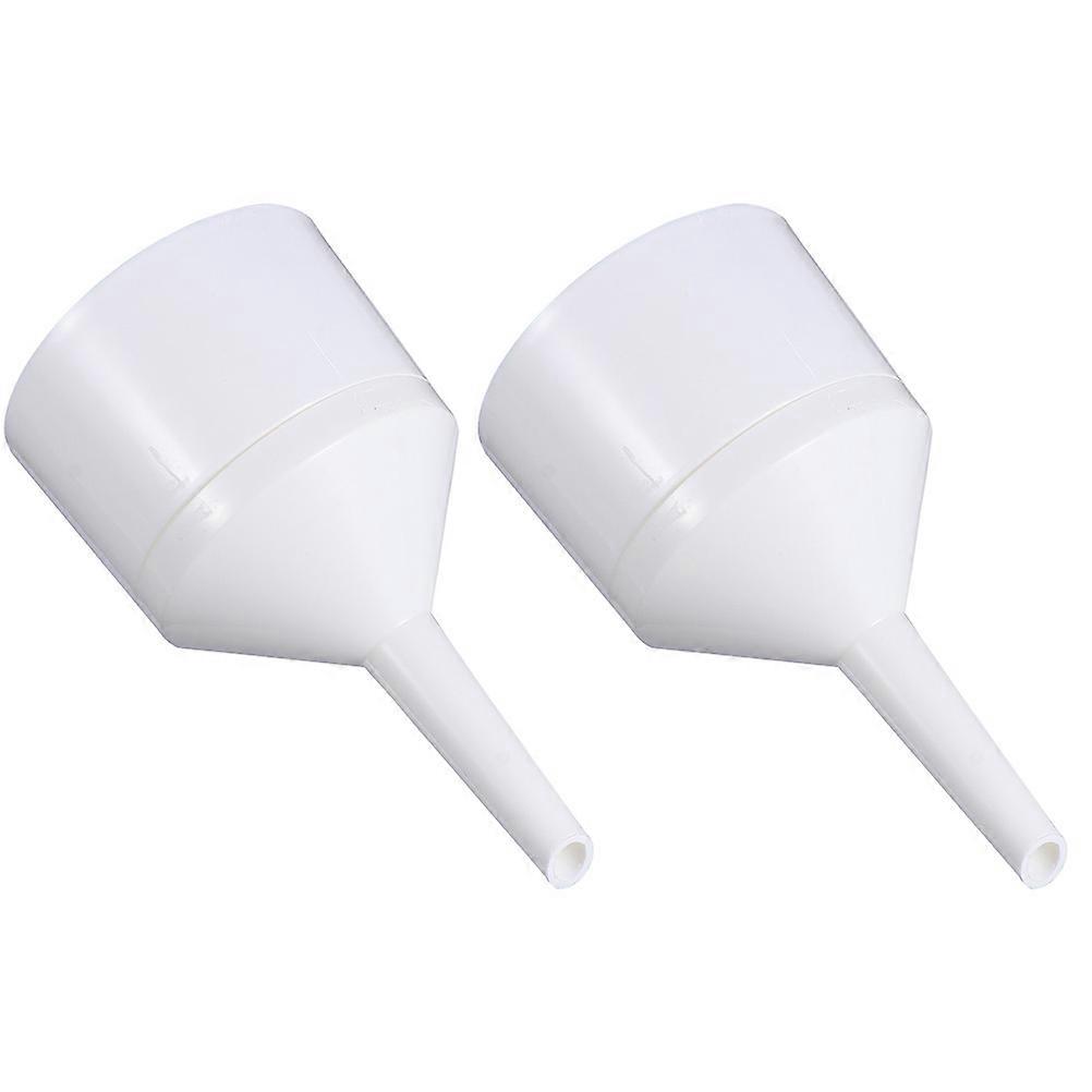 Laboratory Plastic Funnel Buchner Filter for Experiment 2Pcs White Set