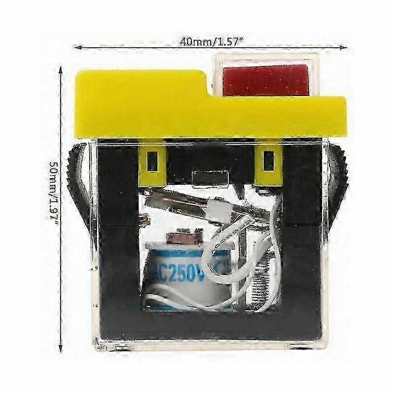 250V Universal Emergency Stop Switch Safety Cut-Off Button