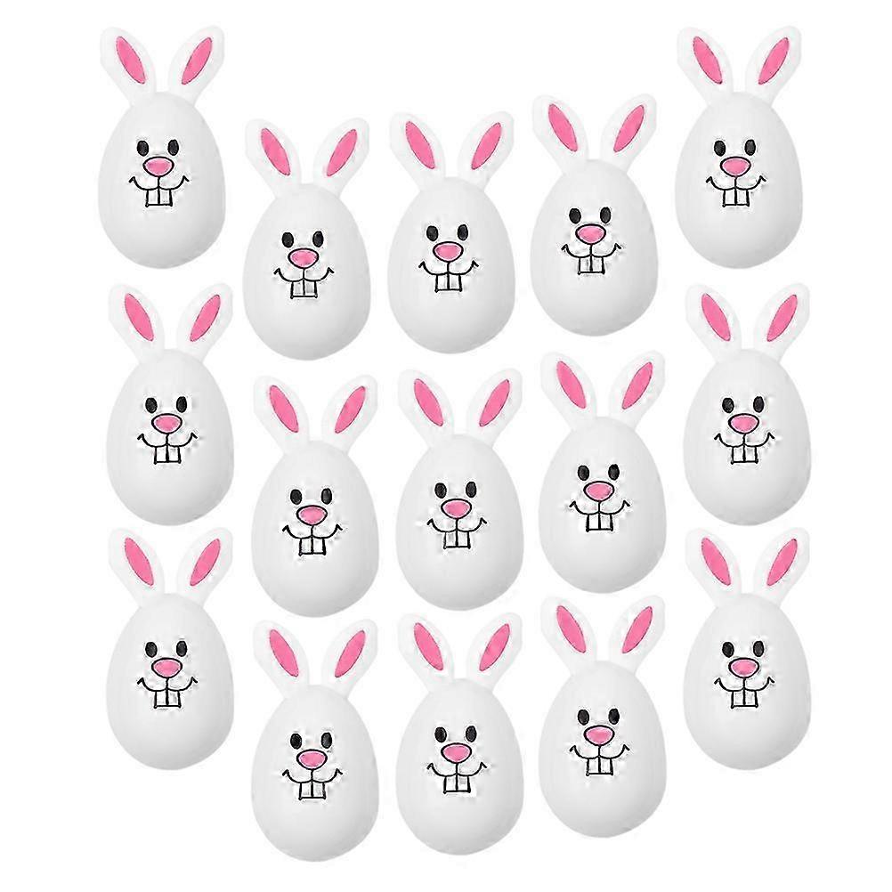 24pcs Easter Egg Ornament Openable Easter Rabbit Eggs Shape Decor Easter Party Favors