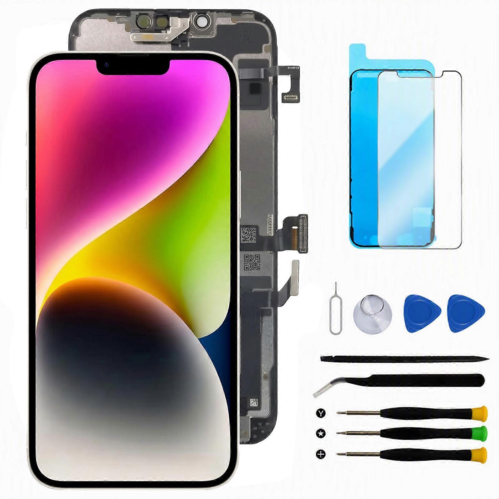 6.7 Inch OLED Display Touch Screen Assembly with True Tone ,Compatible with iPhone 14 Plus