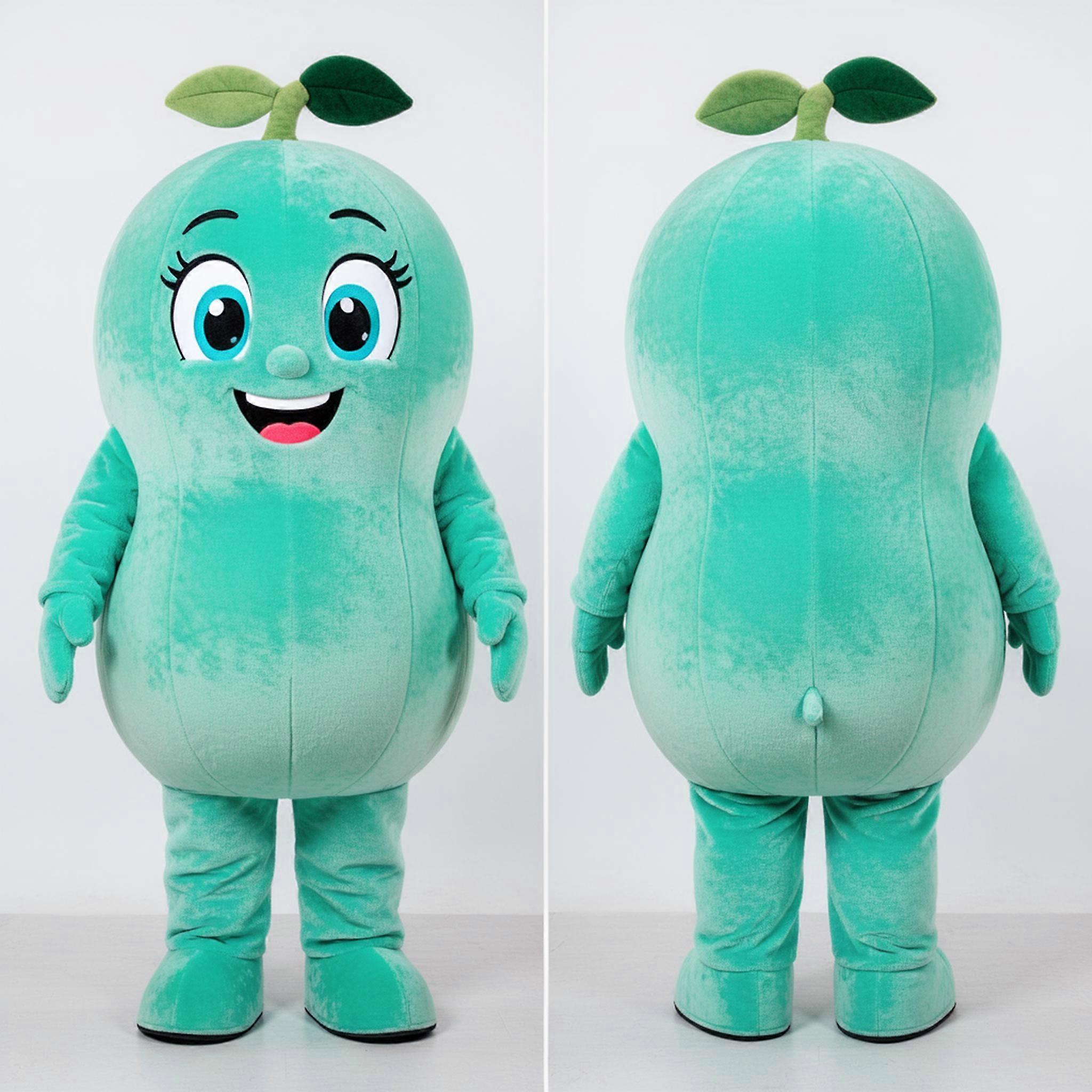 MASTICOT Turquoise Rounded Melon Mascot