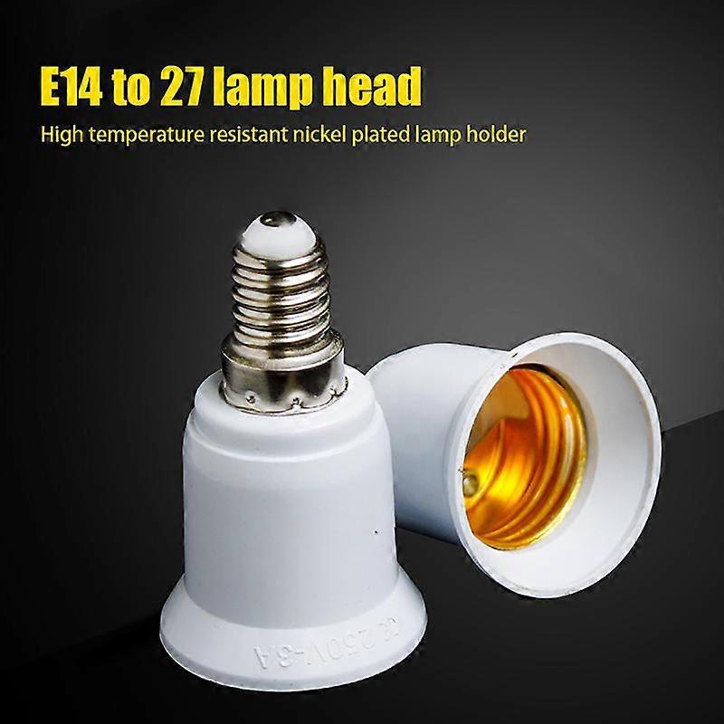 E14 To E27 Adapter Conversion Socket Fireproof Plastic Converter High Quality Material Socket Bulb Adapter Lamp Holder