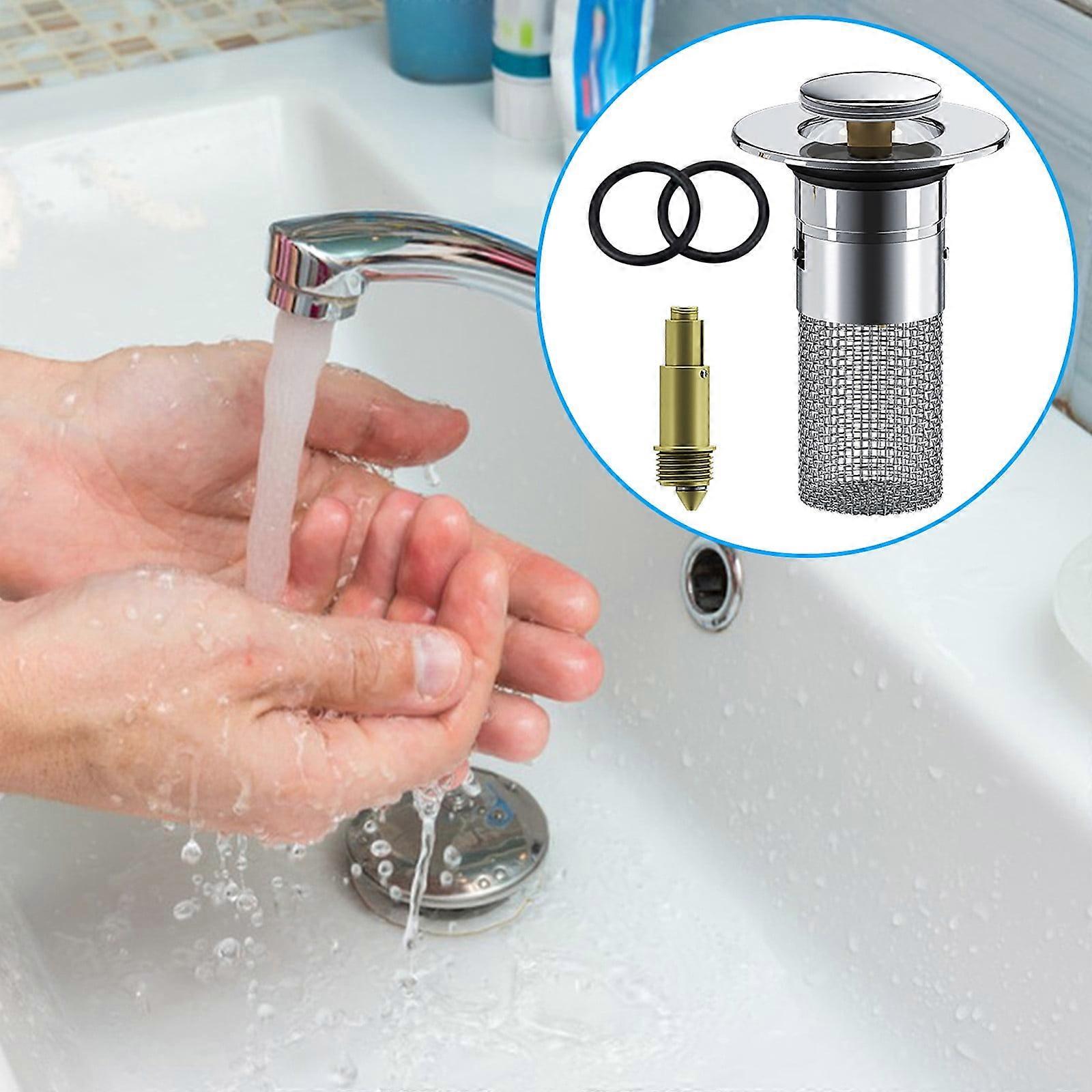 Reusable Washable Pop-Up Sink Plug