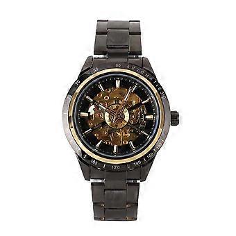 FORSINING Orologio meccanico automatico Orologio da polso da uomo in acciaio inossidabileOro