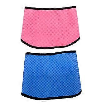 Pet Cooling Scarf Dog Cat Ice Collar for Outdoor Walking 2Pcs Set