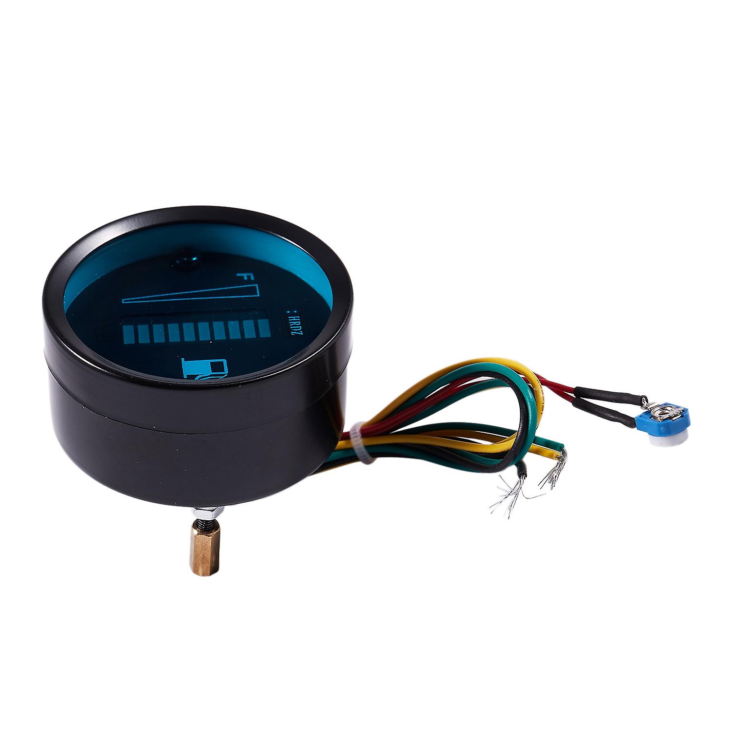 2 "52MM blue LED digital instrument gauge level car motorbike