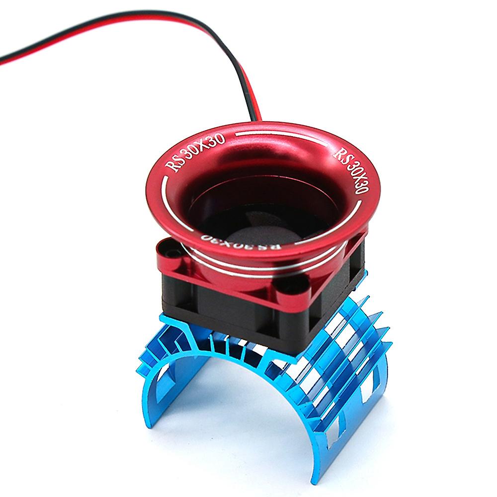 Motor Heatsink Cover+Cooling Fan for A959-B 144001 124019 1/8 1/10 RC Car 540 550 3650 Size Motor H