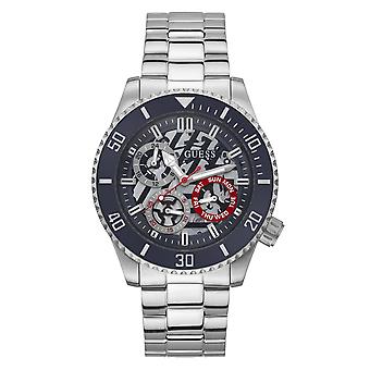 Guess watches gents axle Quartz Analog Men's Watch with Stainless Steel Bracelet GW0488G1