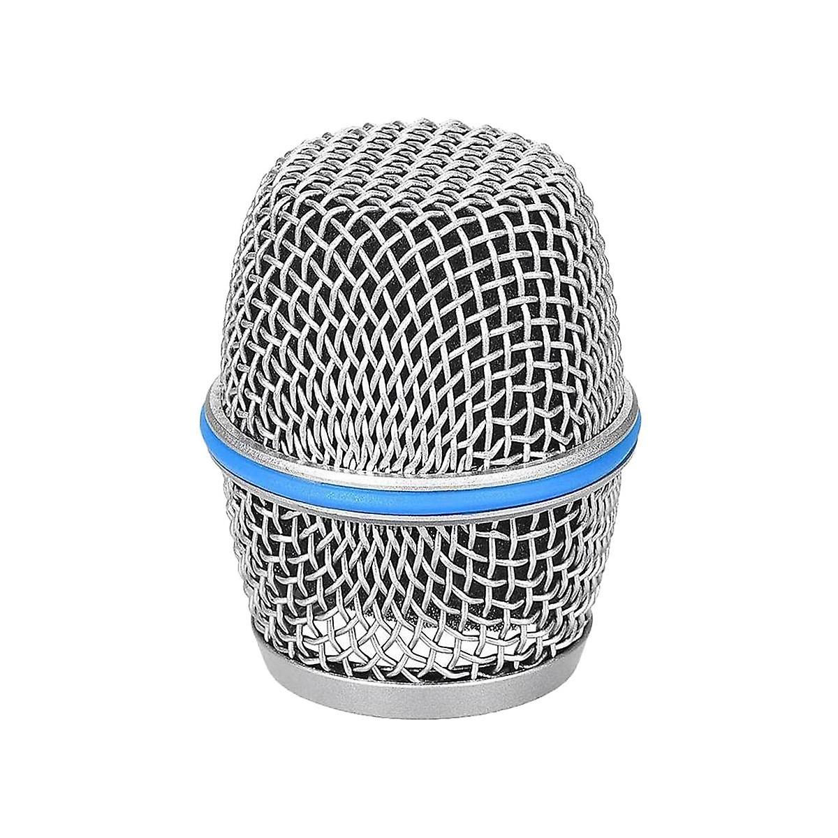 Microphone Replacement Head Steel Mesh Handheld Microphone Grill Mesh Head for Beta87A