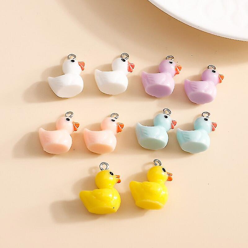 10pcs 26x13mm Cartoon 3d Résine Crème glacée Charms pour bricolage Faire Pendentifs Colliers Boucles d’oreilles mignonnes Bracelets faits à la main
