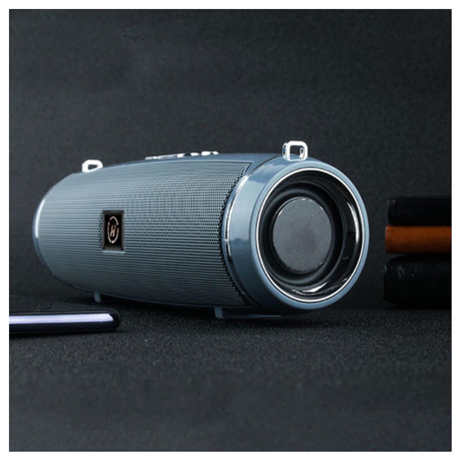 Round Bluetooth-Compatible Speaker with Strap Portable Small Amplifieds Speaker for Party Beach Camping