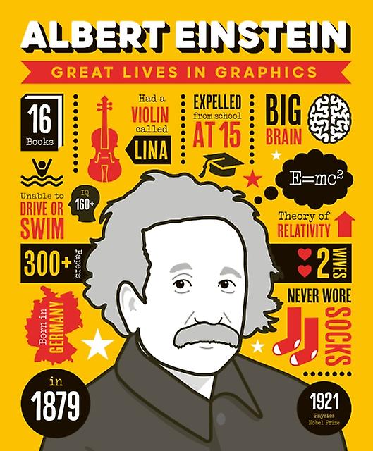 Grandes Vidas em Gráficos: Albert Einstein - Button Books