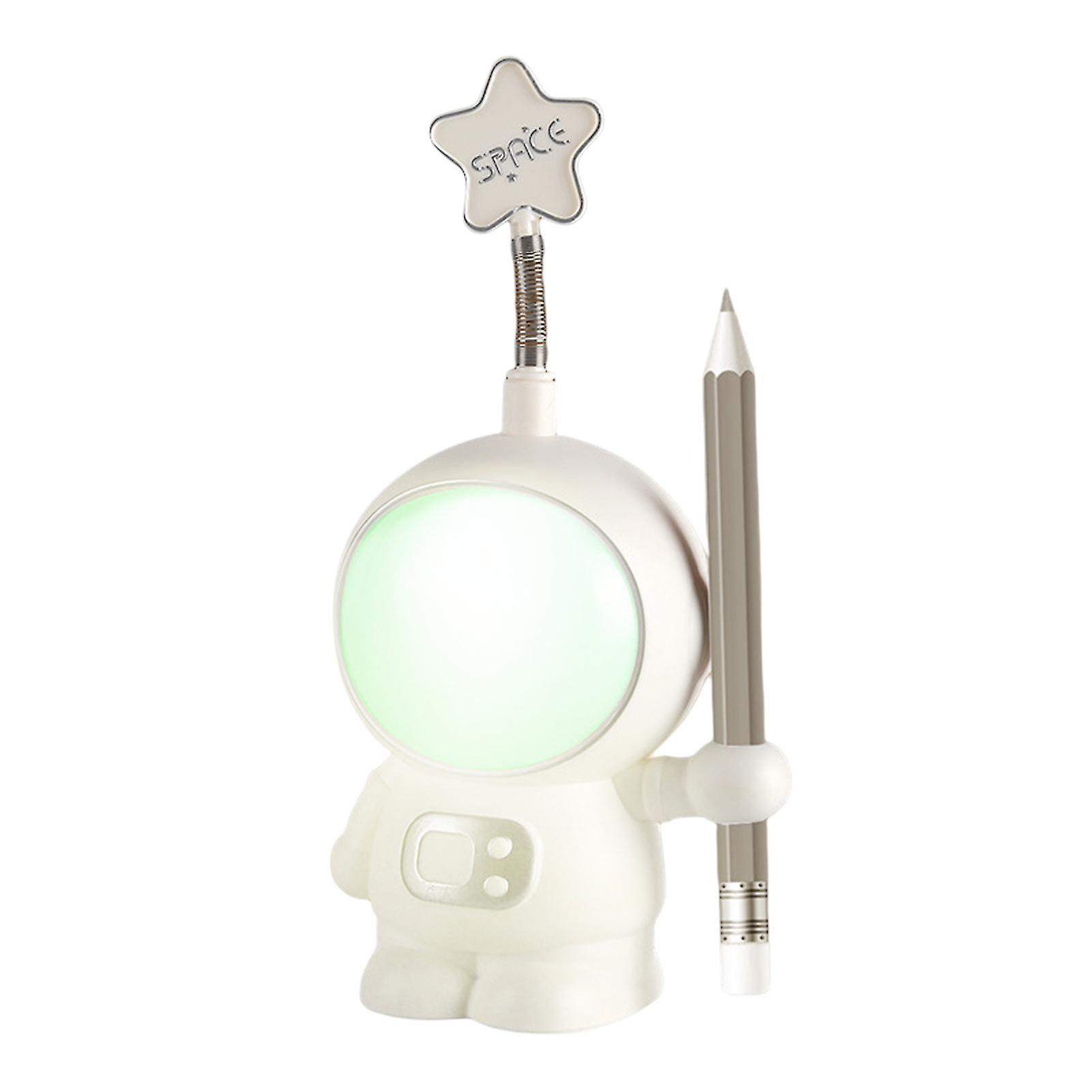 Astronaut Led Lamp Creative Shape Eye Protection Flicker-free Non-glaring Ultra-bright Astronaut Style Led Reading Lamp With Pencil Sharpener F