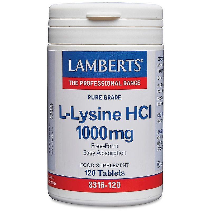 Lamberts L-Lysine 1000mg Tabs 120 (8316-120)