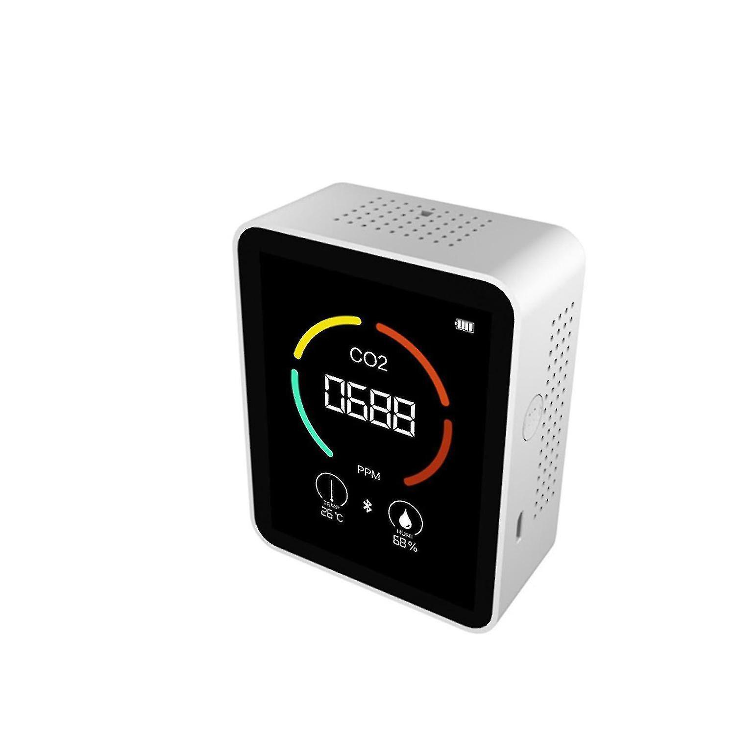 Portable Air Quality Detector Compatible With Bluetooth Multifunctional Carbon Dioxide Monitor For