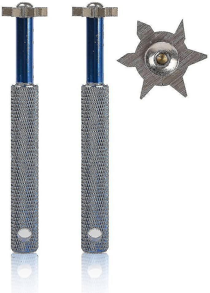 Groove Sharpener With 6 Heads - Golf Club Groove Sharpener Re-grooving Tool And Cleaner For All Iron