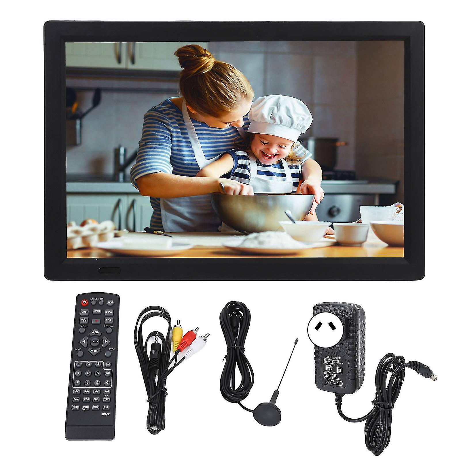 14 Inch Portable TV with Rechargeable Battery, High Sensitivity Tuner, and USB Playback