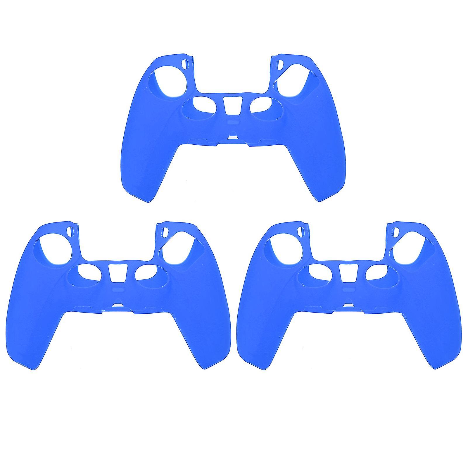 3Pcs Silicone Protective Sleeve for PS5 Gamepad - High-Quality, Dust-Proof, Comfortable