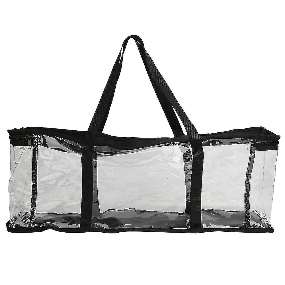 Transparent Carrying Bag Storage Organizer for CD Book Collection