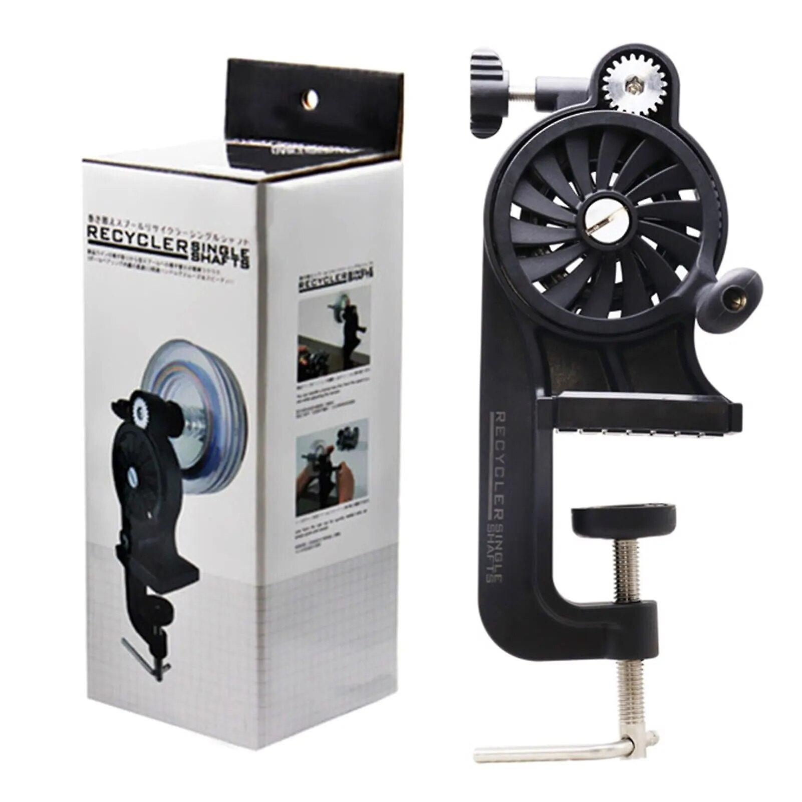 Fishing Line Winder Fishing Line Spooler Adjustable Portable Table Clamp Fishing Reel Machine Wire Winding Reclaimer Equipment