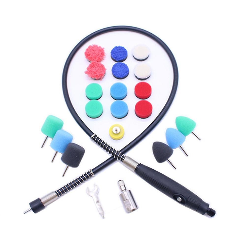22 PCS Car Detail Polishing Foam Pads Sponge Disc Set Polishing Set Car Door Handle Strips Small Are