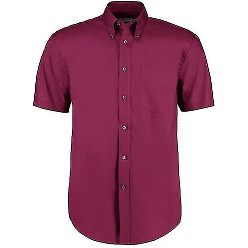 Kustom Kit Mens Oxford Classic Short-Sleeved Shirt