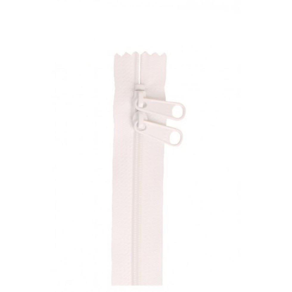 By Annie 2 Way Bag Zips Fastener White - 75 cm - each