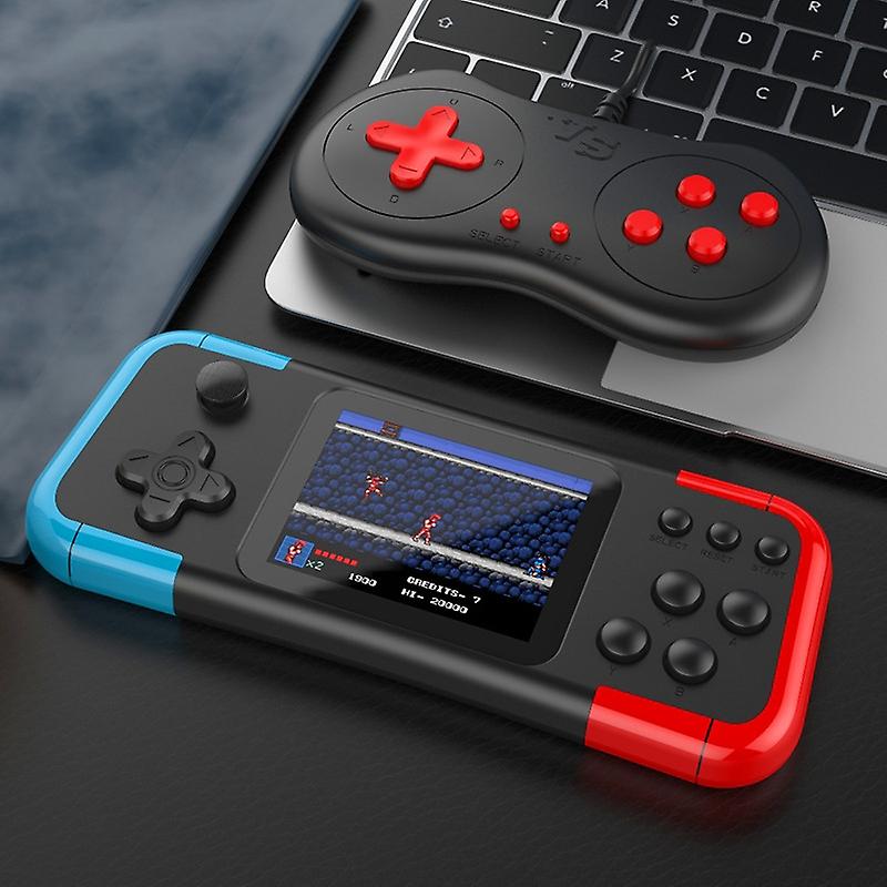 A12 Mini Handheld Game Console Double Red Blue