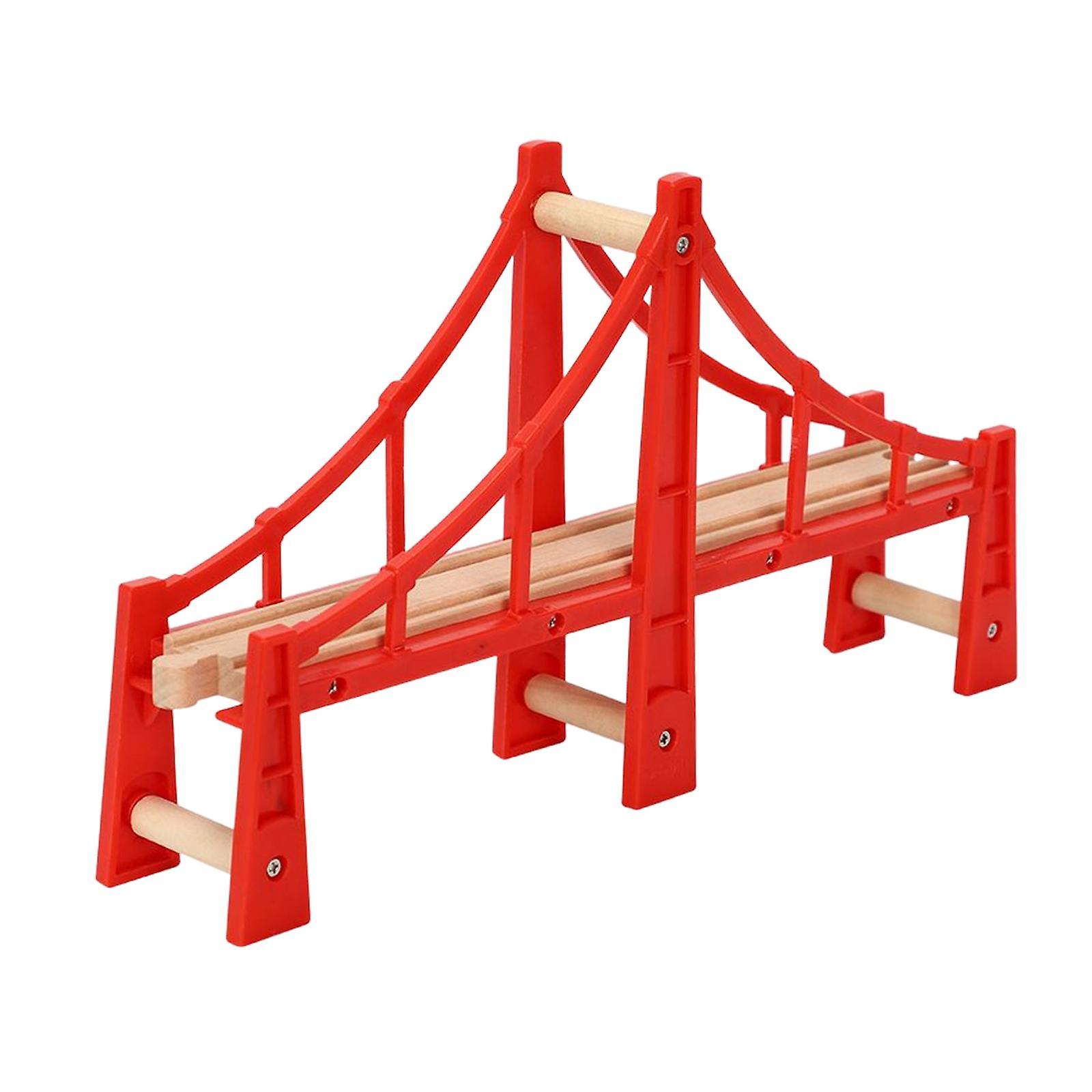 Train Track Set Accessories Bridge Train Expansion Set for 3 Year Old Boys