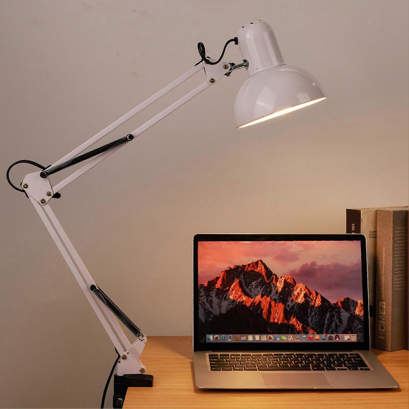 Versatile Clip-On LED Reading Light for Study and Precision Tasks - White
