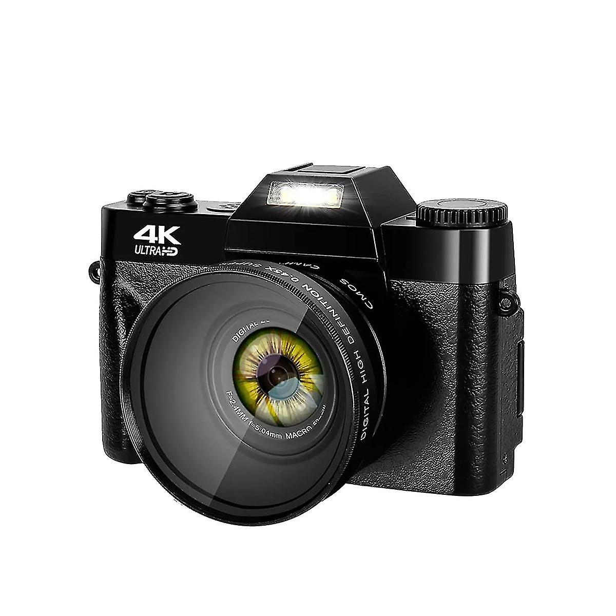 Fotocamera digitale 4k Wifi Web Cam Videoregistratore d'epoca 48MP Streaming Camcorder Camera con obiettivo grandangolare