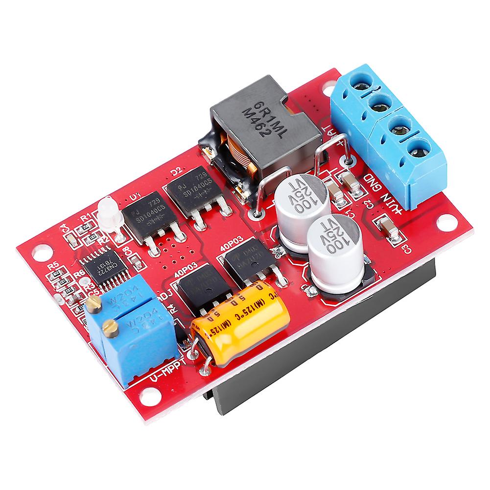 MPPT 5A Solar Charge Controller Module 6x3.5cm Red 8-28V DC