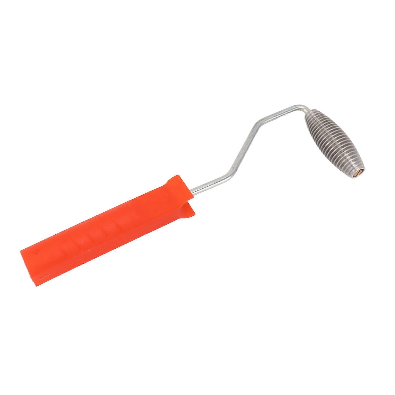 Fiberglass Roller Bubble Paddle Tool Aluminum Alloy Bubble Roller With Plastic Handle Olive Roll Type B 