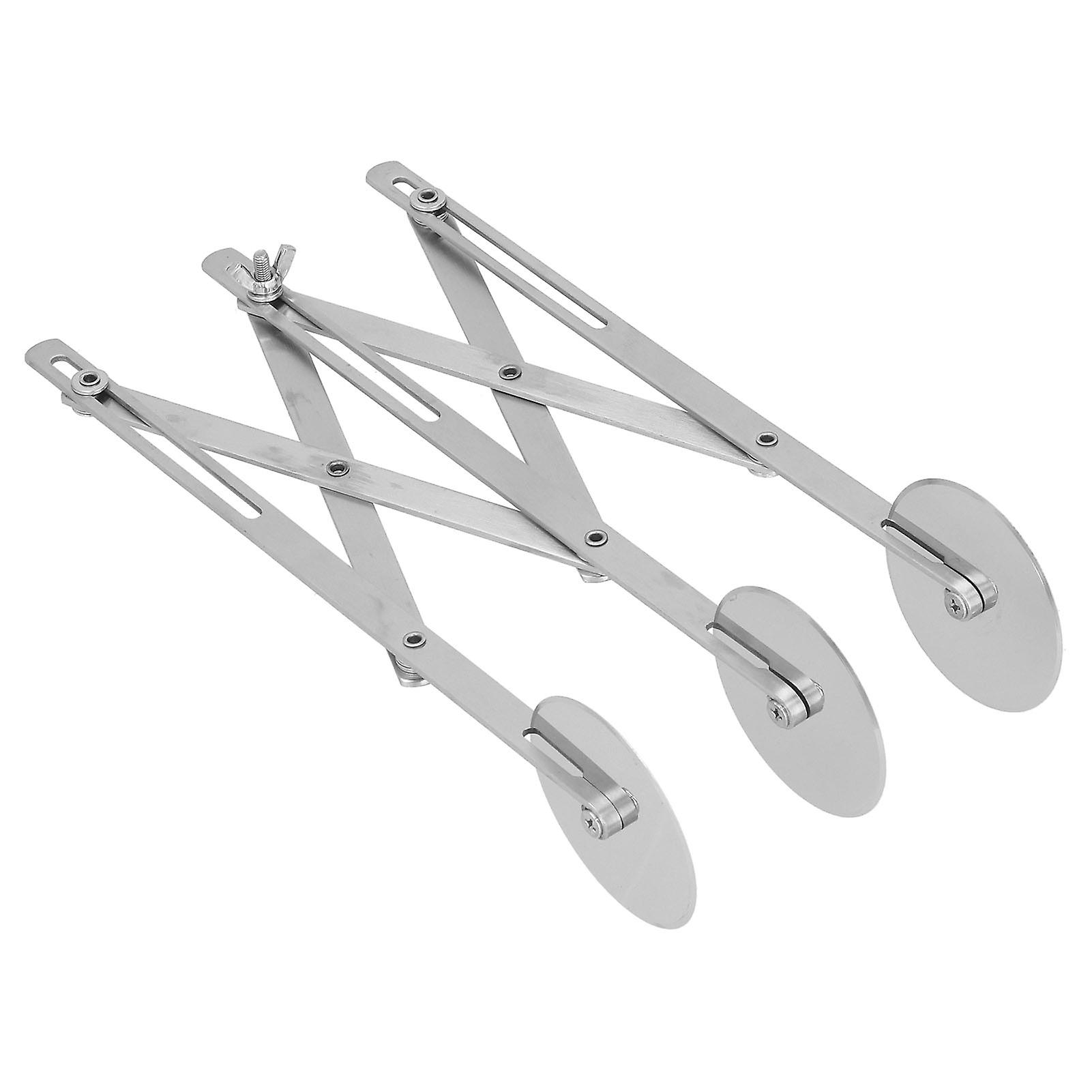 Stainless Steel Multi Wheel Dough Roller Cutter 3 Wheels Baking Tool