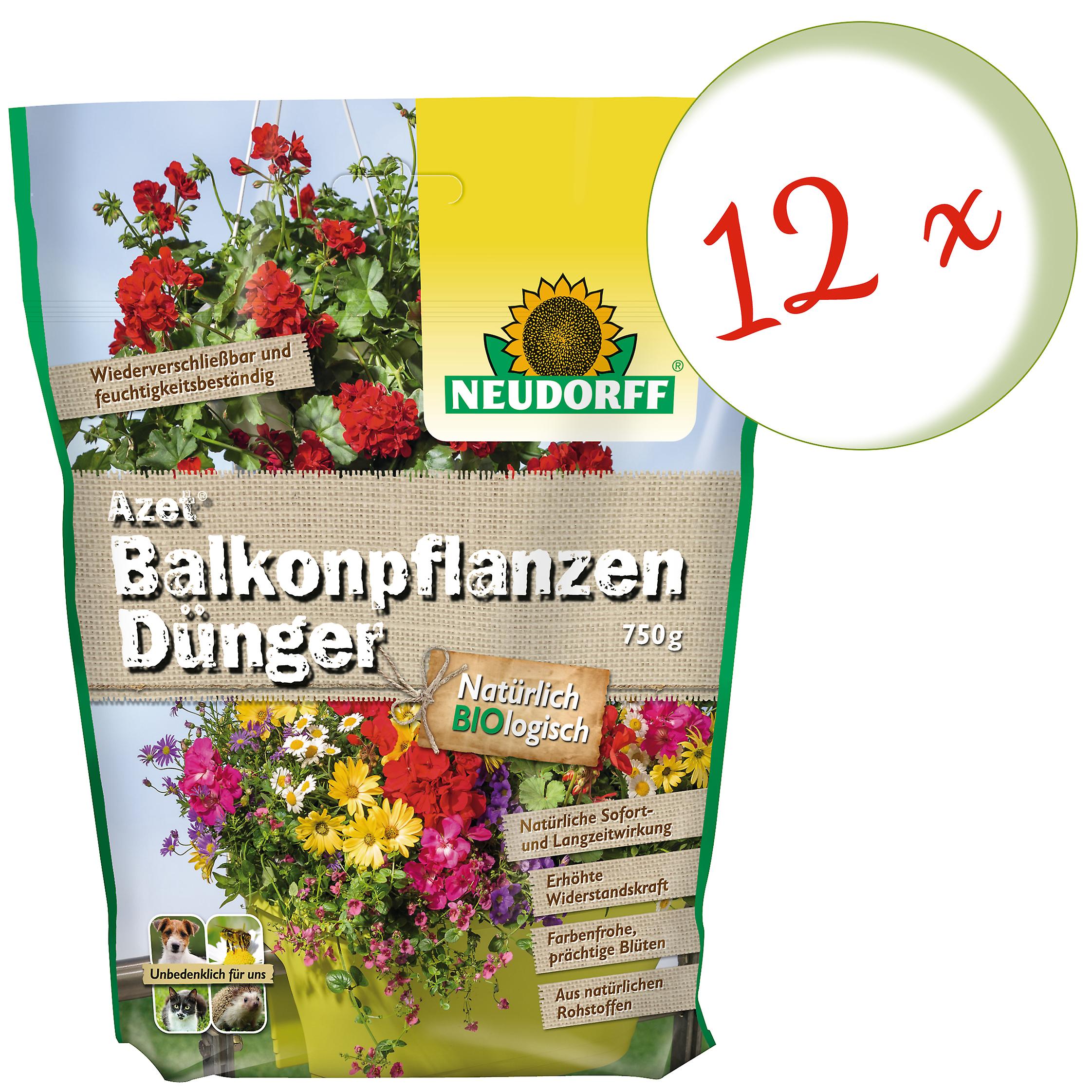 12 x NEUDORFF Αζέτ® λίπασμα για το μπαλκόνι, 750 γρ.